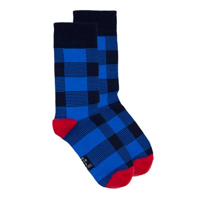 Шкарпетки The Pair of Socks Blue Plaid 4820234200726 фото