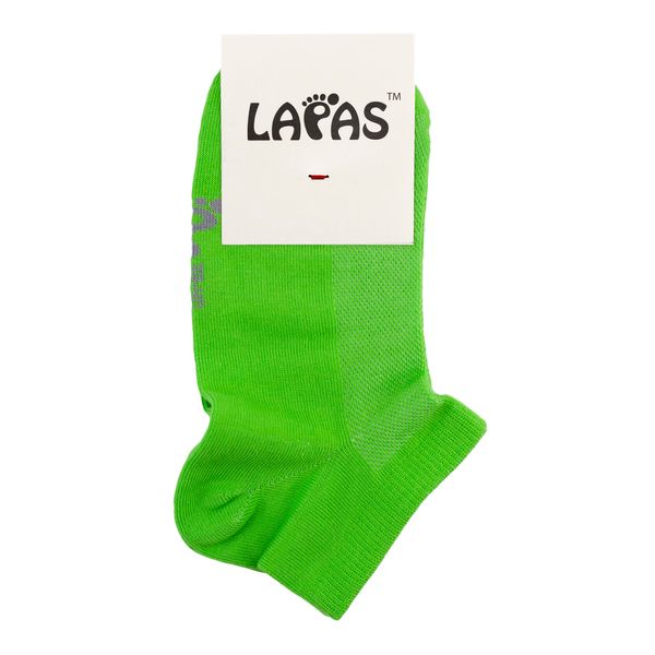 Короткі шкарпетки Lapas Салатові в сітку MINI 4820234204649 фото
