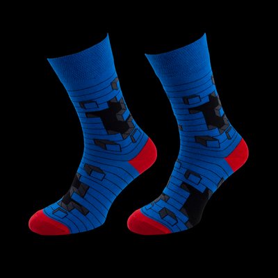 Шкарпетки The Pair of Socks 3D Hole Blue 4820234220380 фото