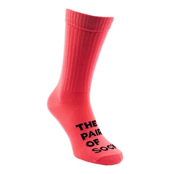 Шкарпетки The Pair of Socks CORAL N BLACK BIG LOGO 4820234215263 фото
