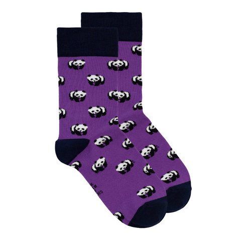 Шкарпетки The Pair of Socks Panda Violet 4820234200566 фото