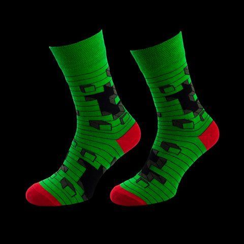 Шкарпетки The Pair of Socks 3D Hole Green 4820234220304 фото