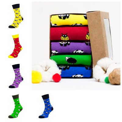 Набір шкарпеток The Pair of Socks ZOO Box 5 пар 4820234207954 фото