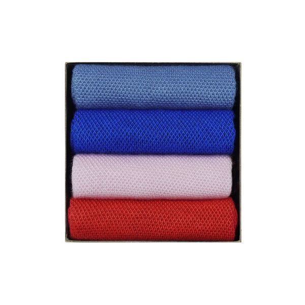 Набір бамбукових шкарпеток середньої висоти Lapas Color Mix 4 пари 4820234051045 фото