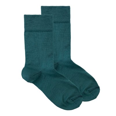 Шкарпетки з вовни мериноса теплі, тонкі DARK-GREEN 4820234231522 фото