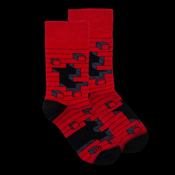Шкарпетки The Pair of Socks 3D Hole Red 4820234220465 фото