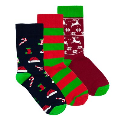 Набір шкарпеток The Pair of Socks NEW YEAR Box V2 3 пари 4820234214471 фото