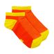 Короткі шкарпетки Lapas Помаранчево-Жовті в сітку MINI 4820234204496 фото 1