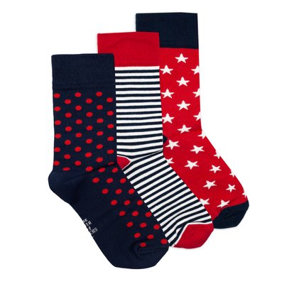Набір шкарпеток The Pair of Socks RWB Box 3 пари 4820234201600 фото