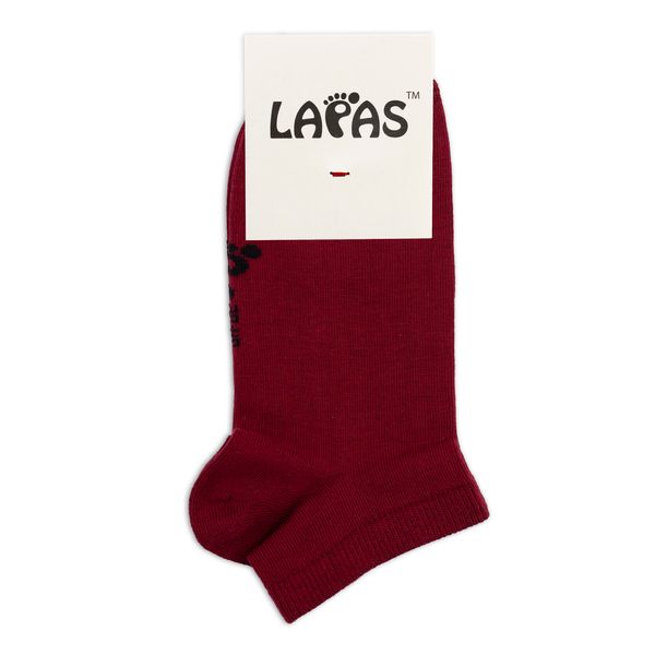 Короткі шкарпетки Lapas Бордові MINI 4820234205936 фото