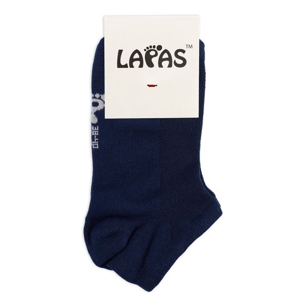 Короткі шкарпетки Lapas Темно-Сині в сітку MINI 4820234203840 фото