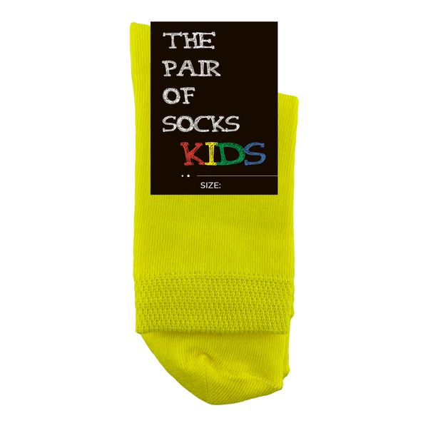 Дитячі шкарпетки The Pair of Socks Жовті Kids 4820234221080 фото