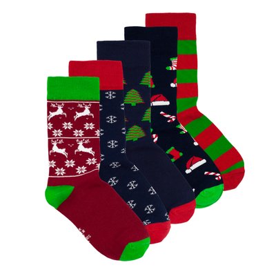 Набір шкарпеток The Pair of Socks NEW YEAR Box V3 5 пар 4820234214389 фото