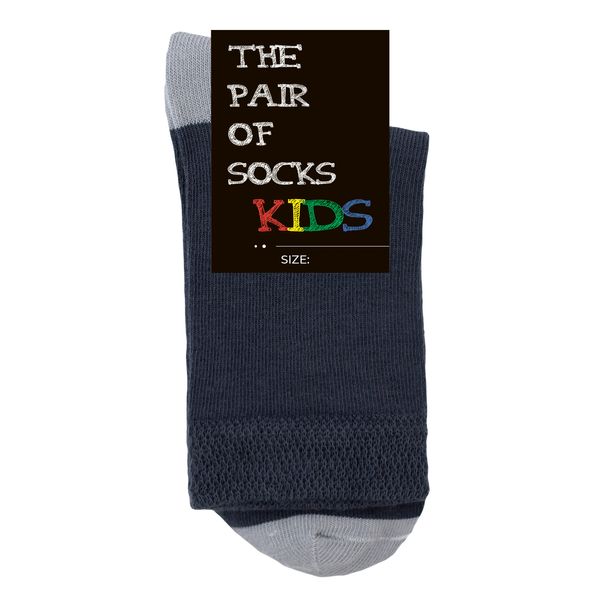 Дитячі шкарпетки The Pair of Socks Dark-Grey Kids 4820234220762 фото
