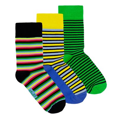 Набір шкарпеток The Pair of Socks Thin Stripe Box 3 пари 4820234210824 фото