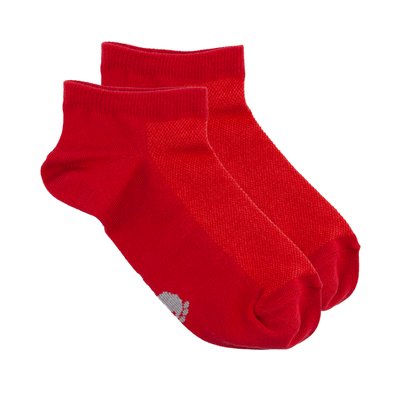 Короткі шкарпетки Lapas Червоні в сітку MINI 4820234204243 фото