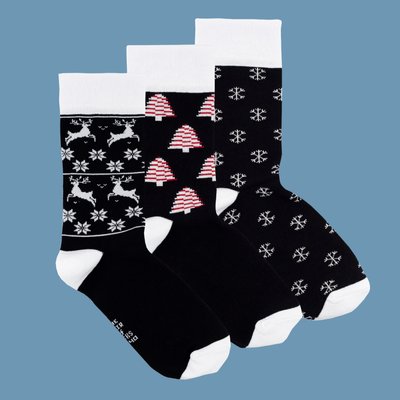 Набір шкарпеток The Pair of Socks NEW YEAR Box LE 3 пари 4820234217380 фото