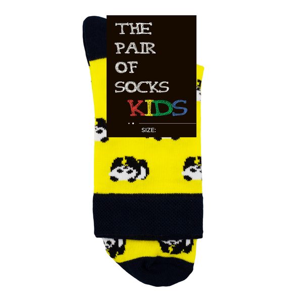 Шкарпетки дитячі The Pair of Socks Panda Yellow Kids 4820234218561 фото