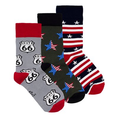Набір шкарпеток The Pair of Socks USA Box 3 пари 4820234210909 фото