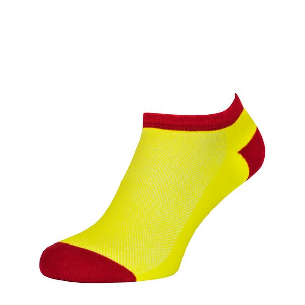 Короткі шкарпетки Lapas Жовто-Червоні в сітку MINI 4820234204502 фото