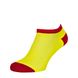 Короткі шкарпетки Lapas Жовто-Червоні в сітку MINI 4820234204502 фото 7